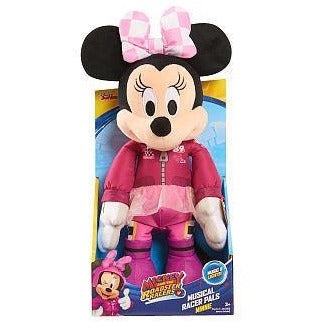 Disney Junior Mickey and the Roadster Racers Musical Stuffed Minnie - Tan