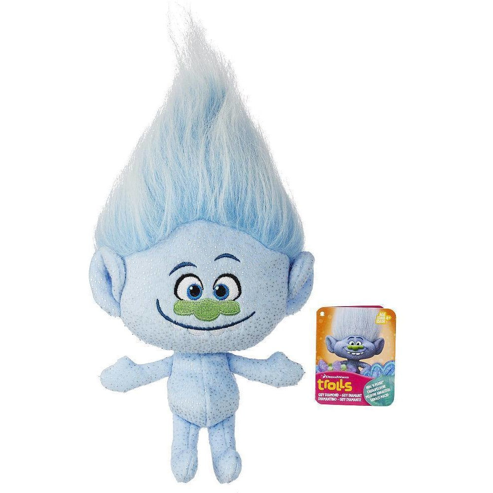 Dream Works Trolls 12 inch Hug 'N Plush Figure - Guy Diamond