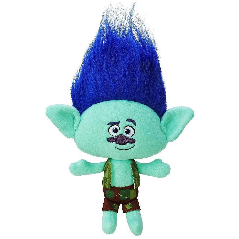 Dream Works Trolls 12 inch Hug 'N Stuffed Figure - Branch