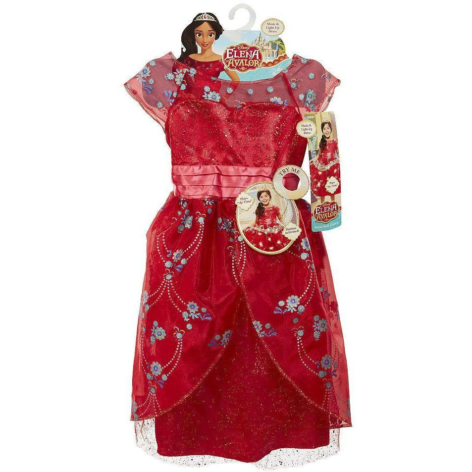 Disney Red Royal Ball Gown Dress - Elena of Avalor
