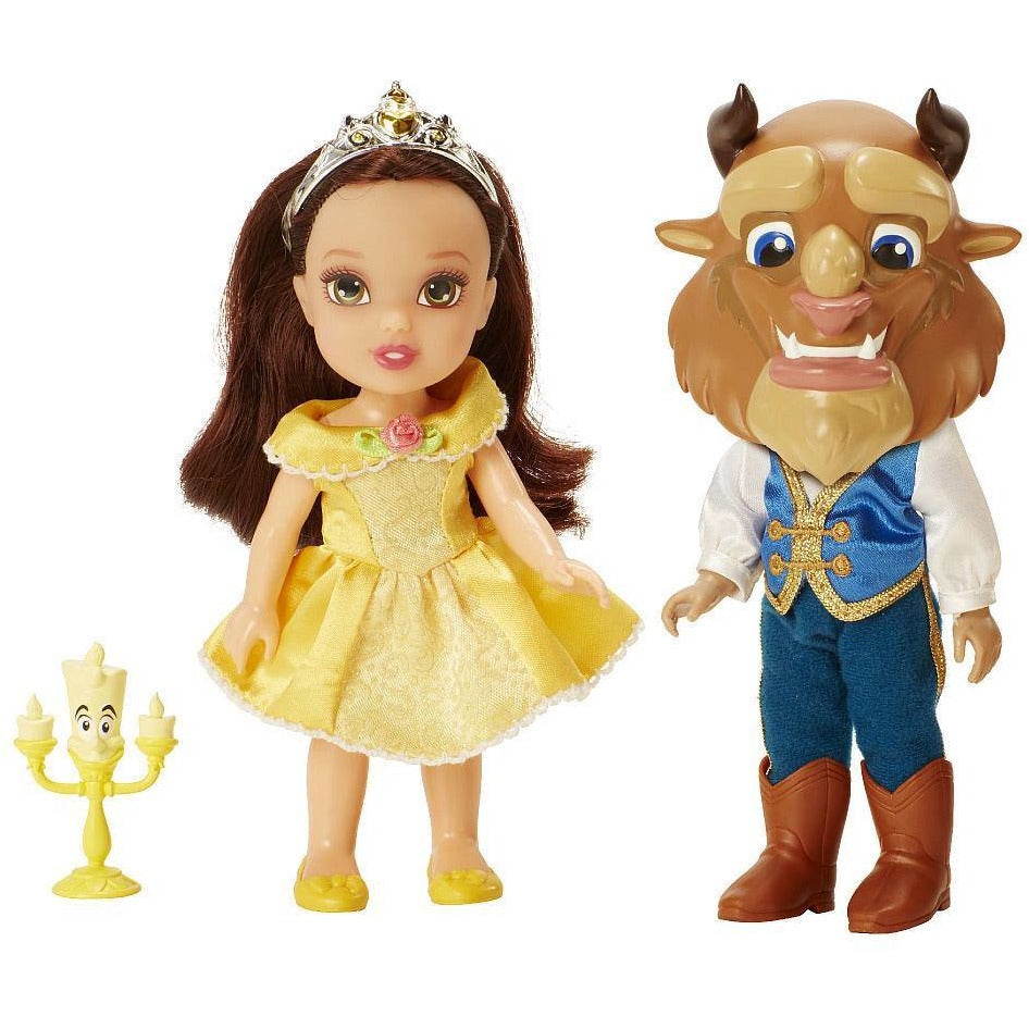 Disney Princess inch Petite Belle and Beast Doll with Lumiere Gift Set