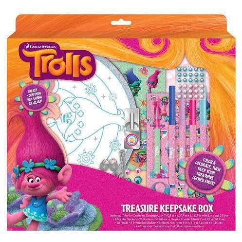 Dream Works Trolls Movie Treasure Keepsake Box