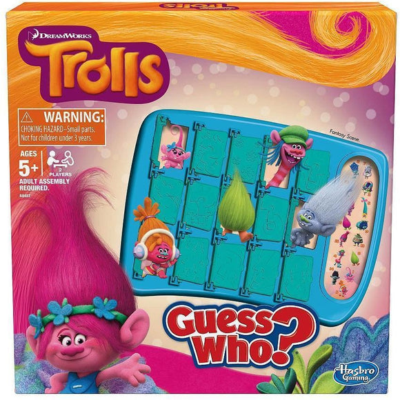 Guess Who Game DreamWorks Trolls Edition