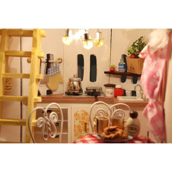My Little House Pink DIY Miniature Dollhouse