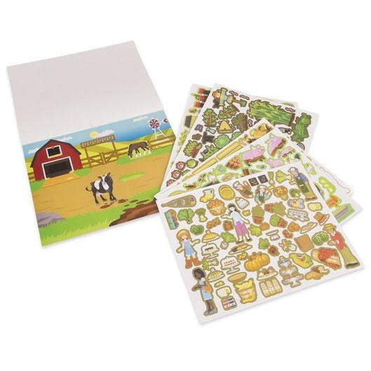 Melissa & Doug Reusable Sticker Pad: Farm