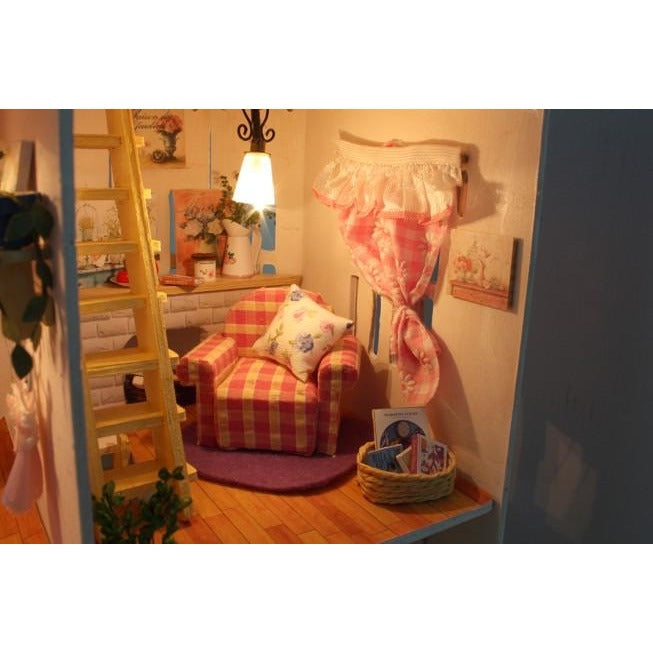 My Little House Pink DIY Miniature Dollhouse