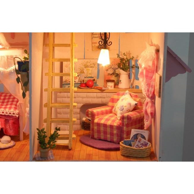My Little House Pink DIY Miniature Dollhouse