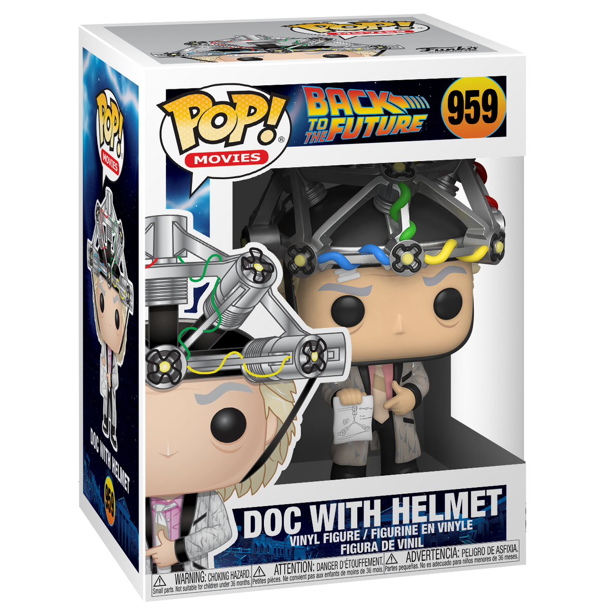 Back to the Future Doc with Helmet Funko Pop! Vinyl Figure