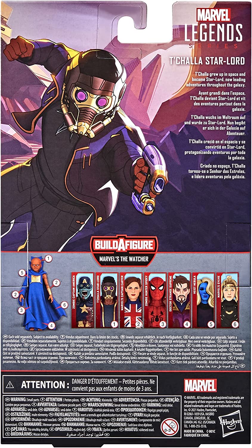 Marvel Legends What If? T'Challa Star-Lord Action Figure Hasbro