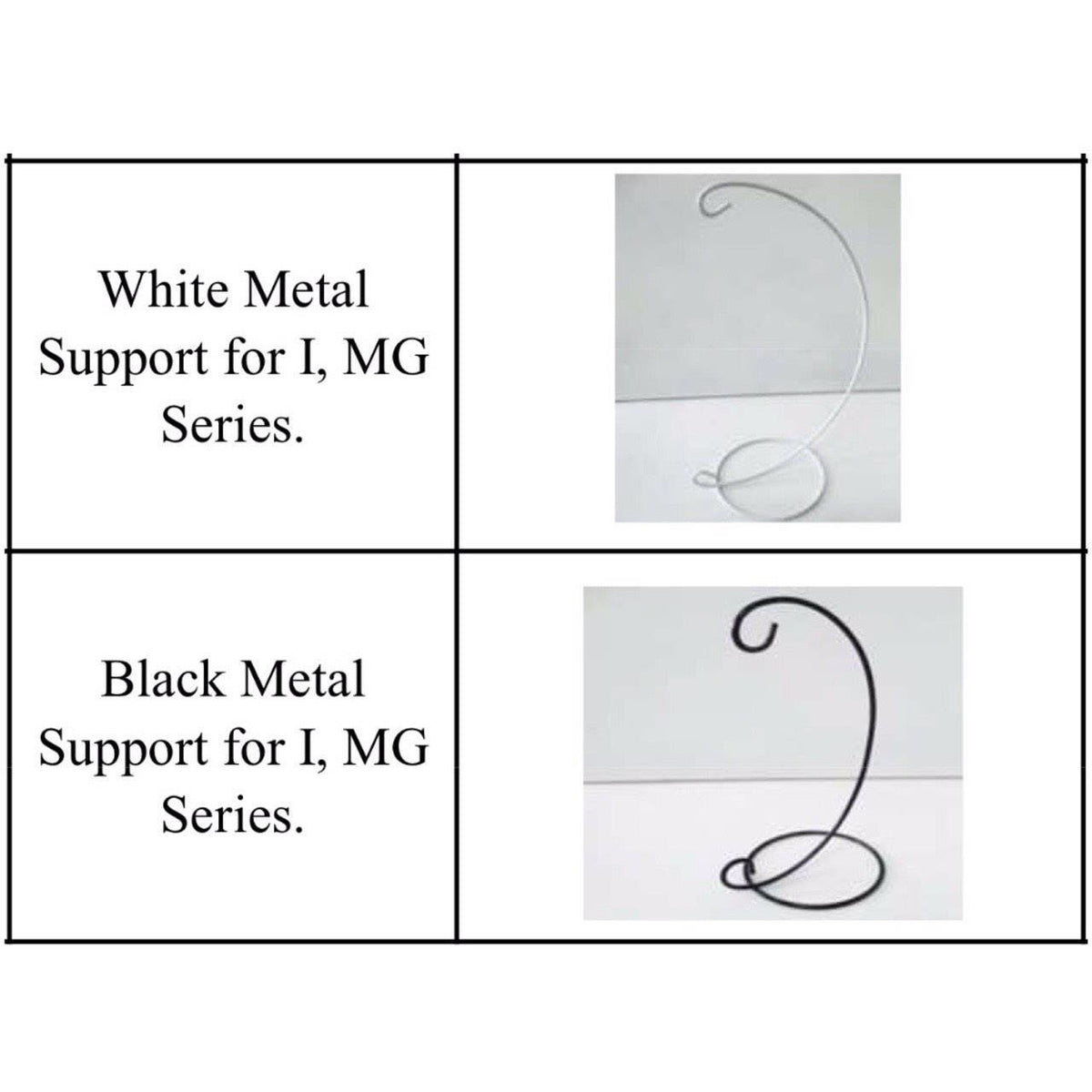 Metal Support for I and MG Series Dollhouses