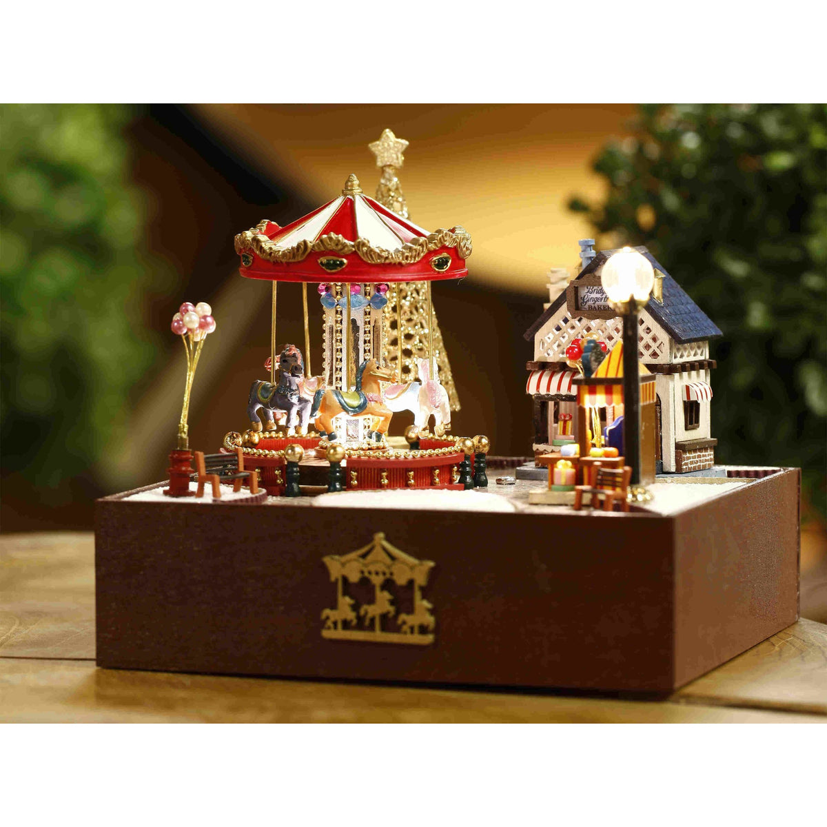 Carousel Happy Garden Happiness Version DIY Music Box Series