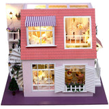 Elegant Roof Terrace DIY Miniature Dollhouse