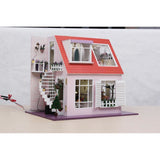 Elegant Roof Terrace DIY Miniature Dollhouse