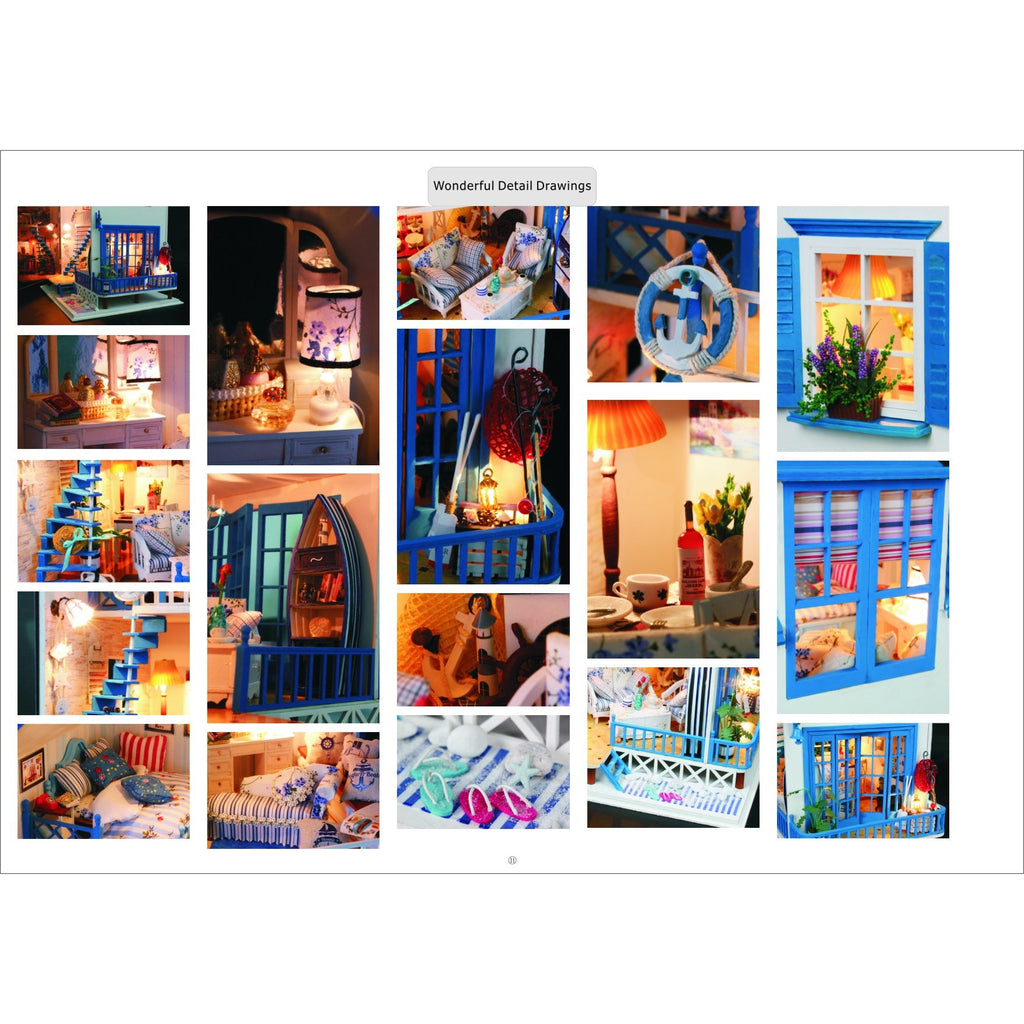 Falling Love In Santorini DIY Miniature Dollhouse