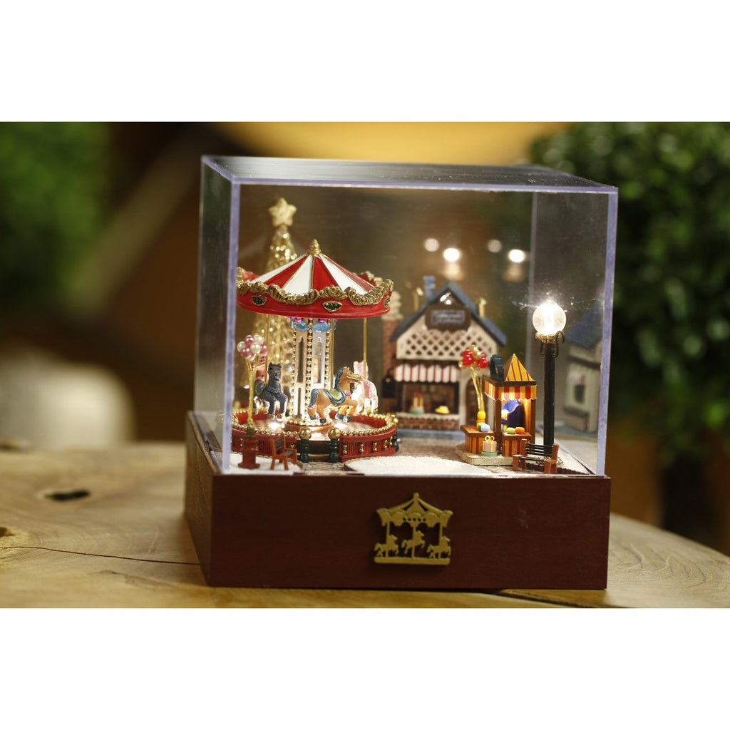 Carousel Happy Garden Happiness Version DIY Music Box Series