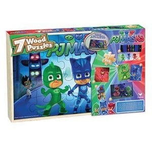 PJ Masks Wood Jigsaw Puzzle - 7-Pack