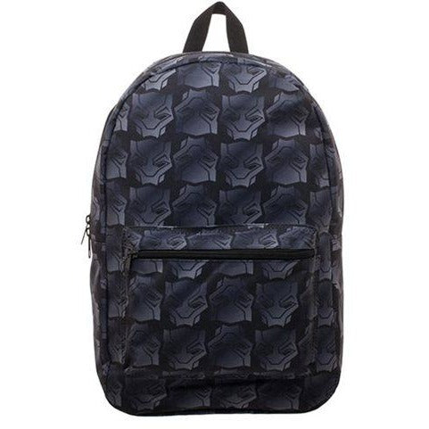 Black Panther Movie Logo Backpack – Authentic BIOWORLD Sublimated Bag