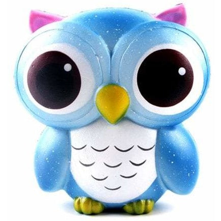 Super Slow Rise New Blue Owl Scented Squishy