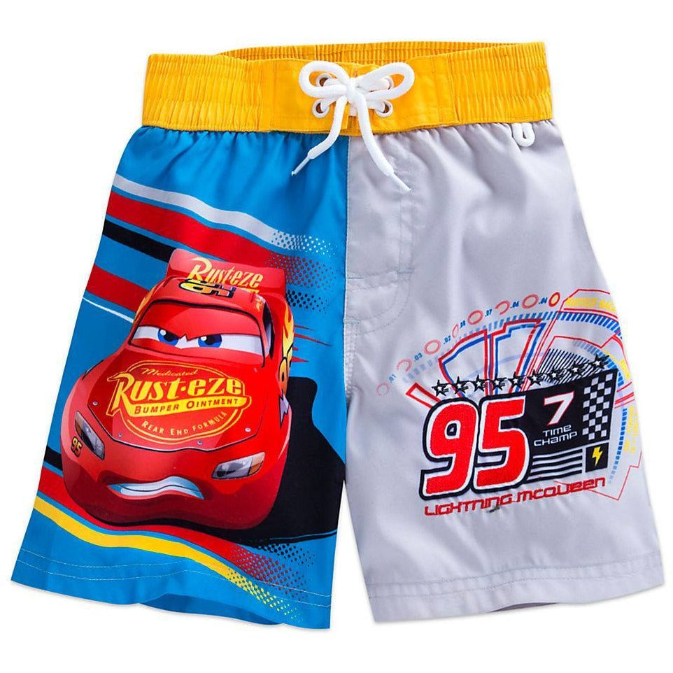 Lightning McQueen Swim Trunks for Boys