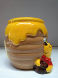 Winnie the Pooh Hunny Pot Ceramic 3D Sculpted Mug
