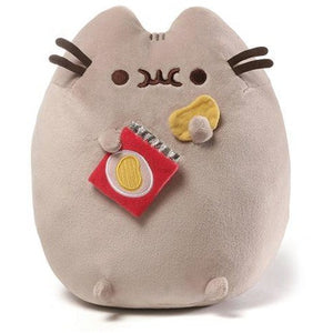 Pusheen the Cat Chips Snackable 9 1/2-Inch Plush 