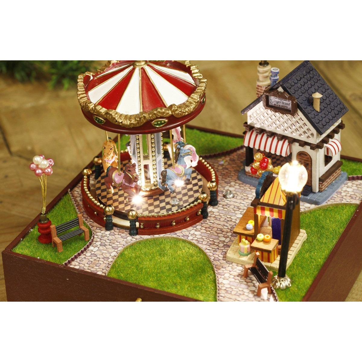 Carousel Happy Garden Sunshine Version DIY Music Box Series
