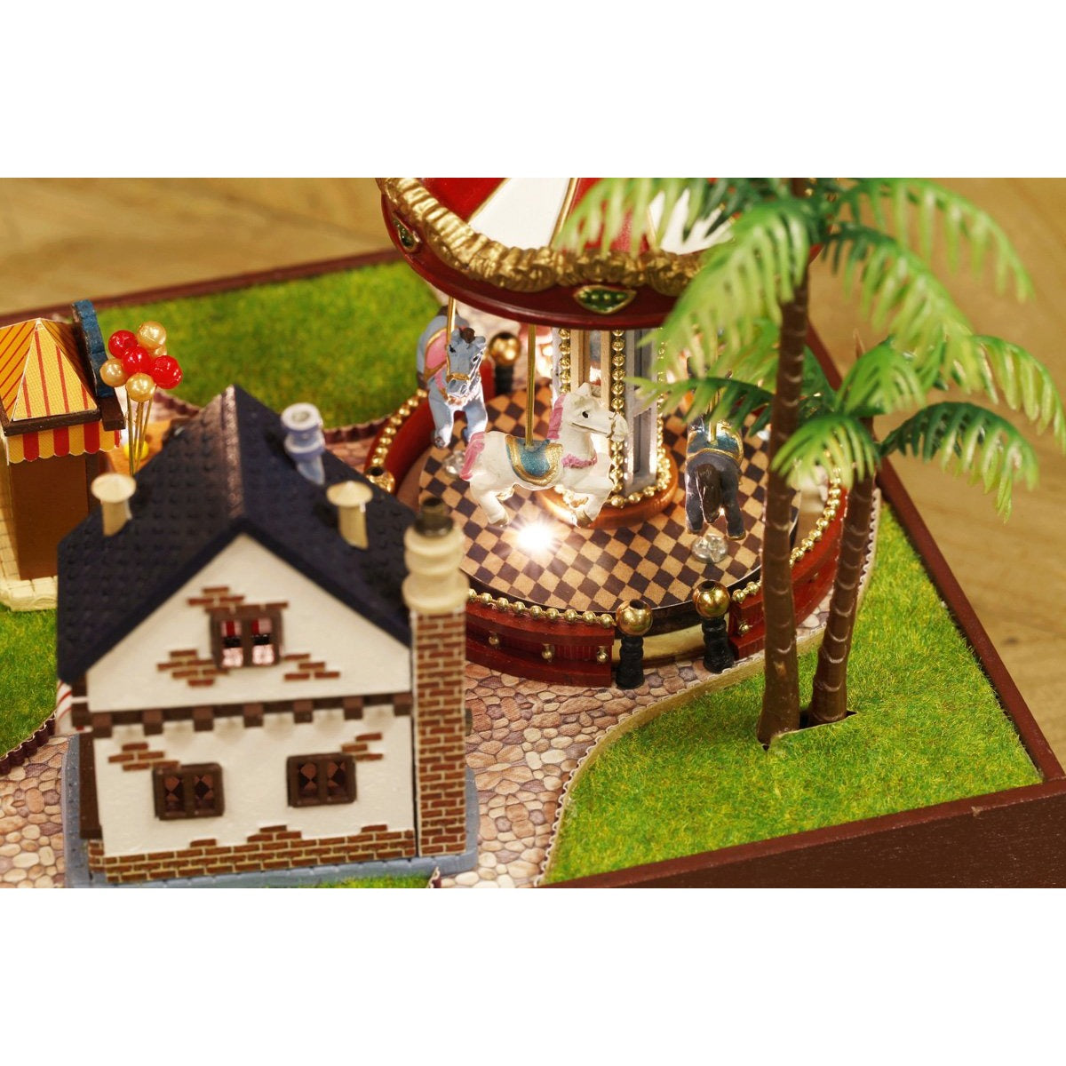 Carousel Happy Garden Sunshine Version DIY Music Box Series