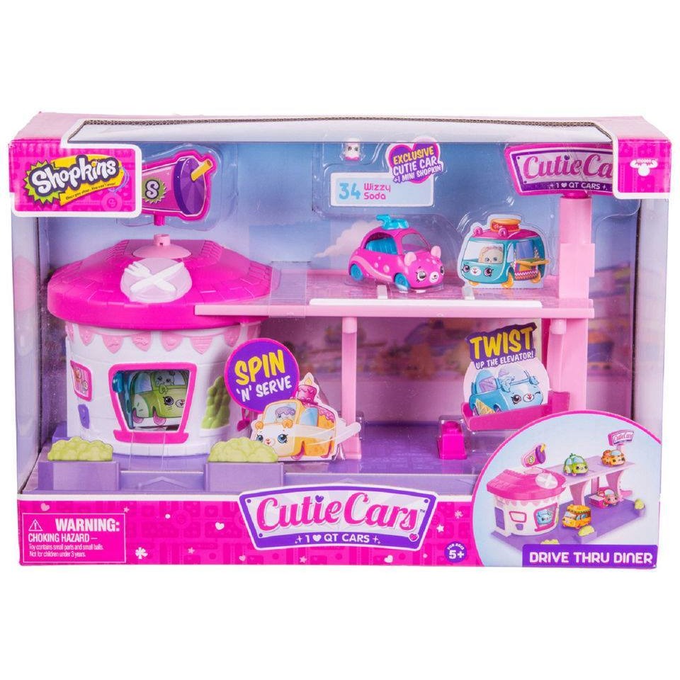 Shopkins Series 1 Cutie Cars Drive Thru Diner Playset