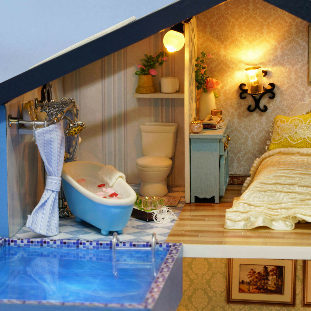 Seattle Yellow Car DIY Large Dollhouse