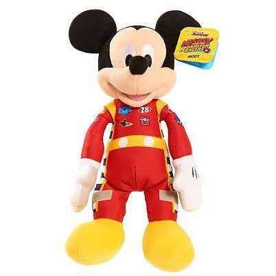 Disney Junior Mickey and the Roadster Racers Bean Stuffed Mickey - Tan