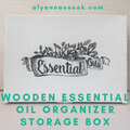 Wooden Essential Oil Organizer Storage Box (55 various bottle size)