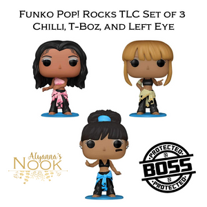 Funko Pop! Rocks TLC Set of 3  Chilli, T-Boz, and Left Eye