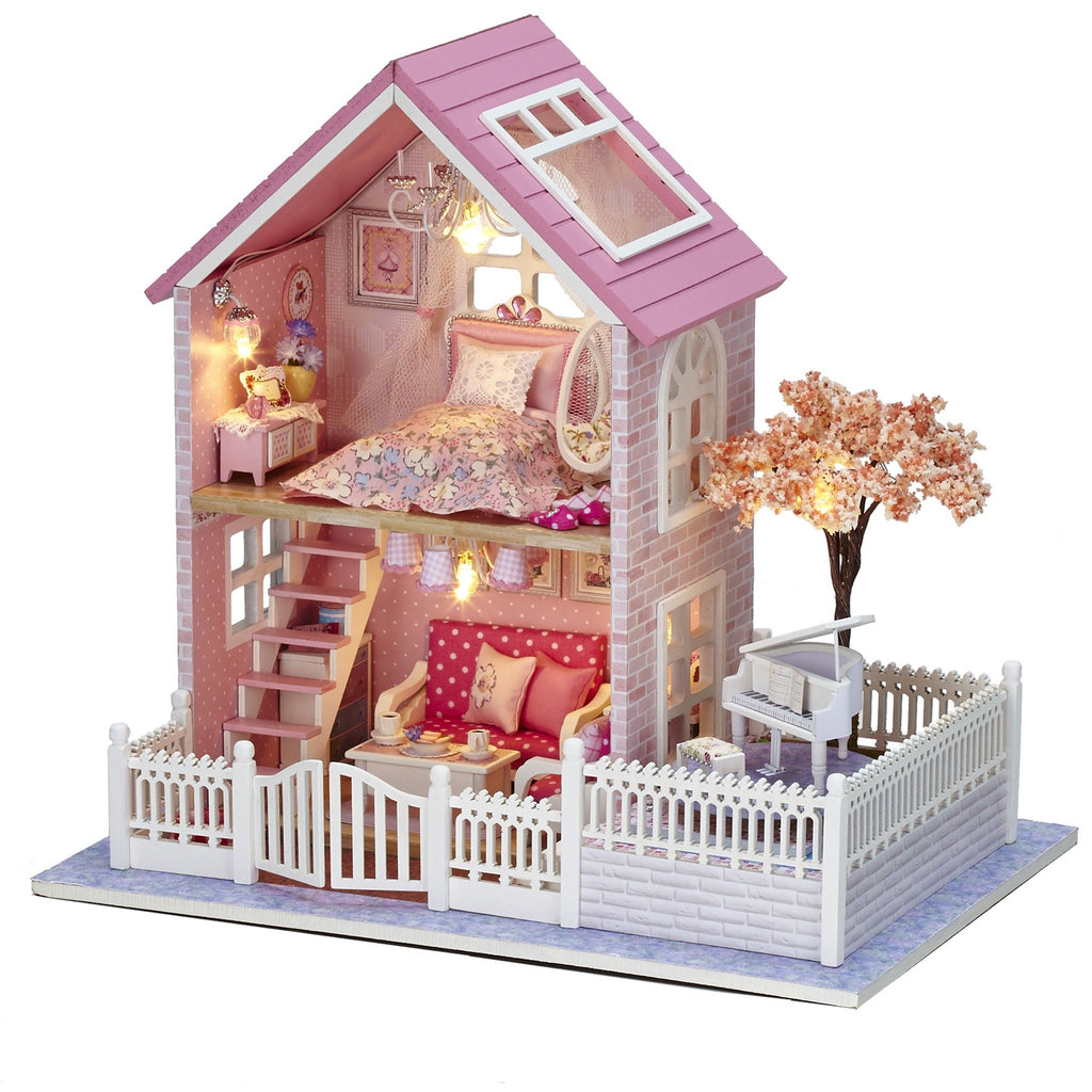 Pink Cherry Blossoms TOTORO Version DIY Large Dollhouse