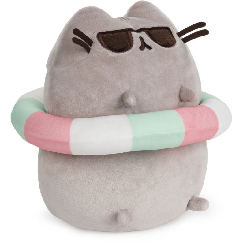 Pusheen with Inner Tube Plush 9.5 in