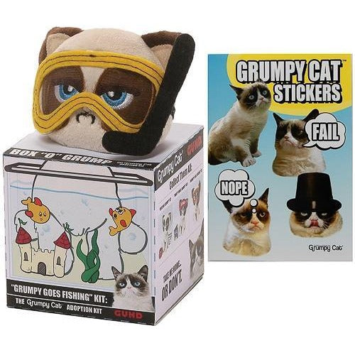 Grumpy Goes Fishing 4.5” Plushie