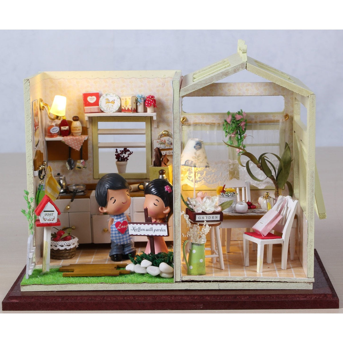 Cozy Kitchen DIY Miniature Dollhouse