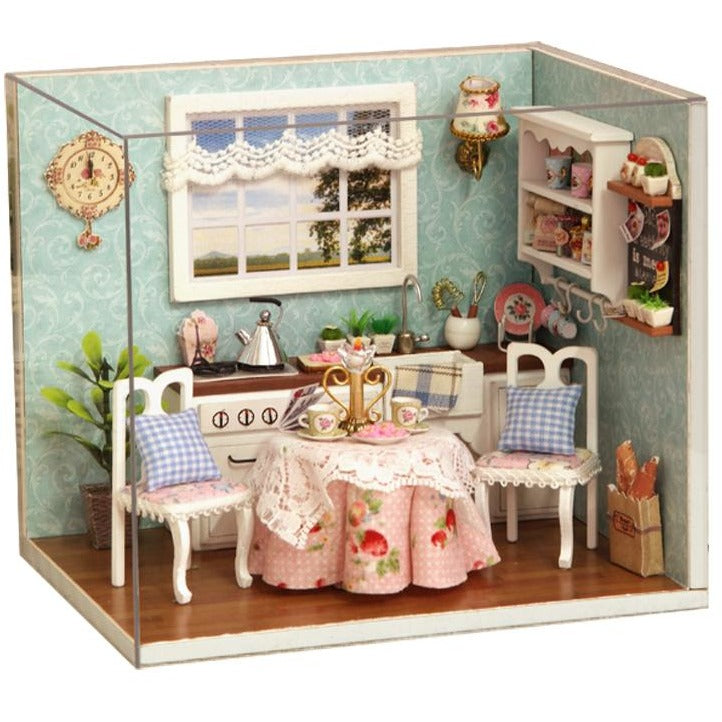 Happy Kitchen DIY Small Dollhouse