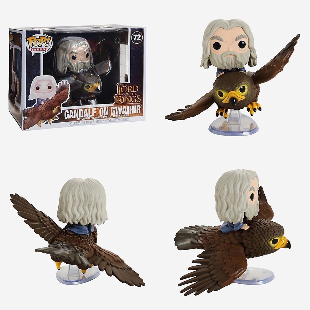 Funko Pop! Rides: Lord of the Rings – Gwaihir with Gandalf Vinyl Collectible