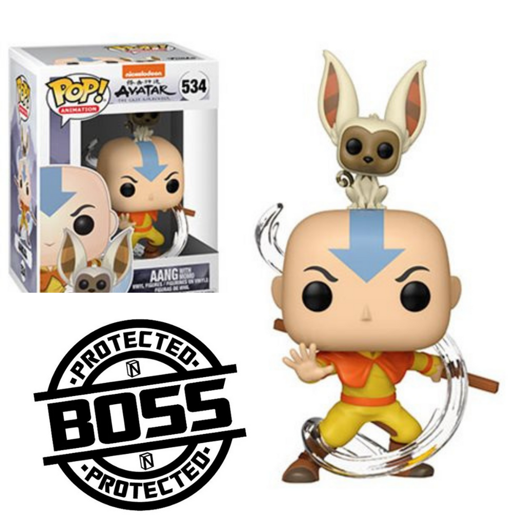 Avatar Aang with Momo #534 Funko Pop Animation vinyl figure