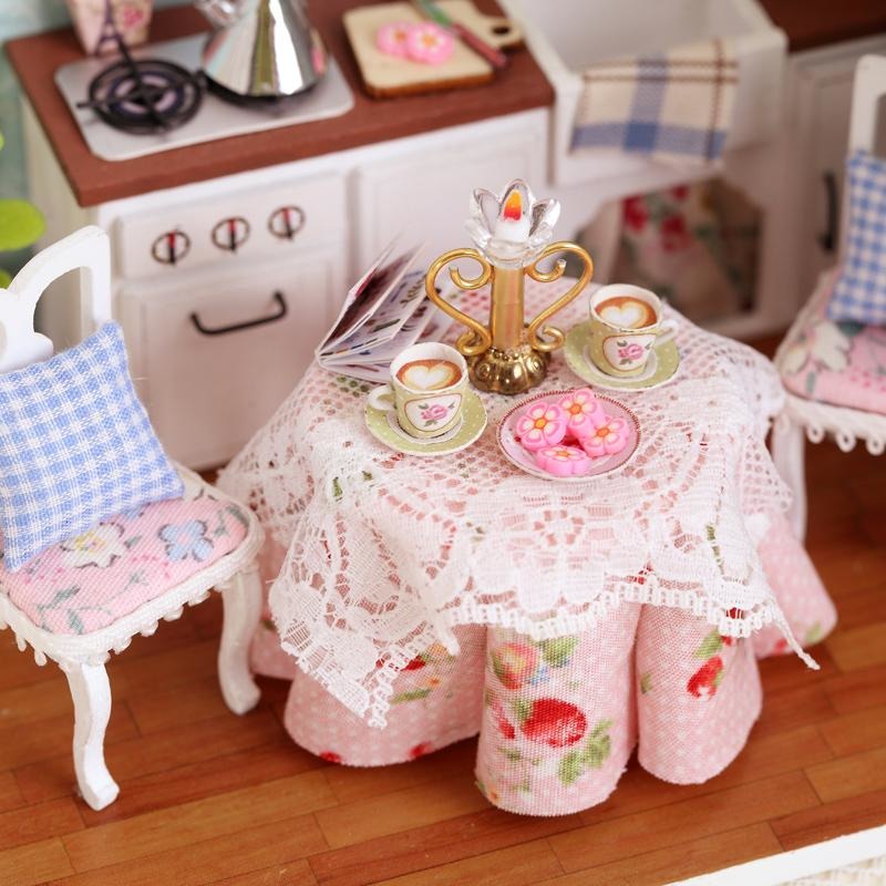 Happy Kitchen DIY Small Dollhouse