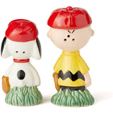 Peanuts Charlie Brown & Snoopy Baseball Salt and Pepper Set
