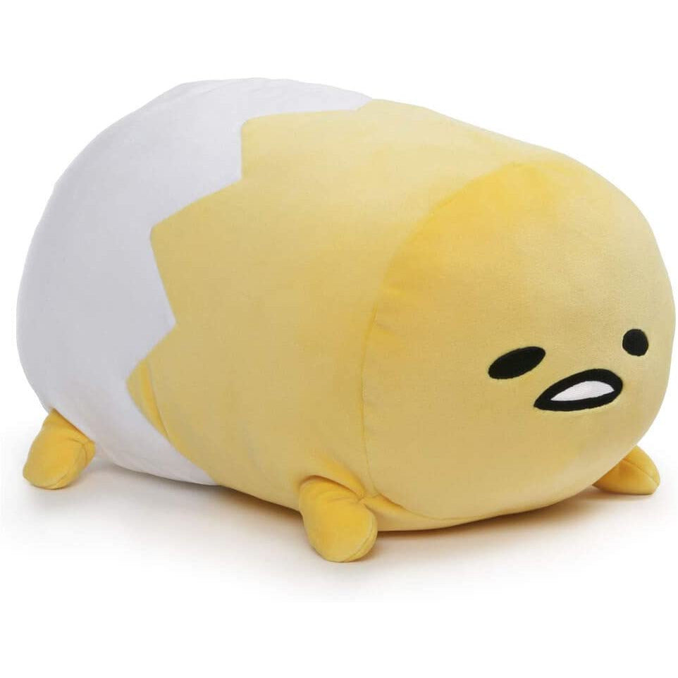 Gudetama Laying Down Egg in Shell 16-Inch Plush