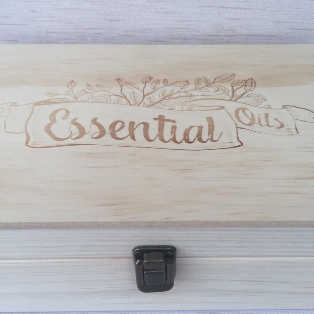 Wooden Essential Oil Organizer Storage Box (55 various bottle size)