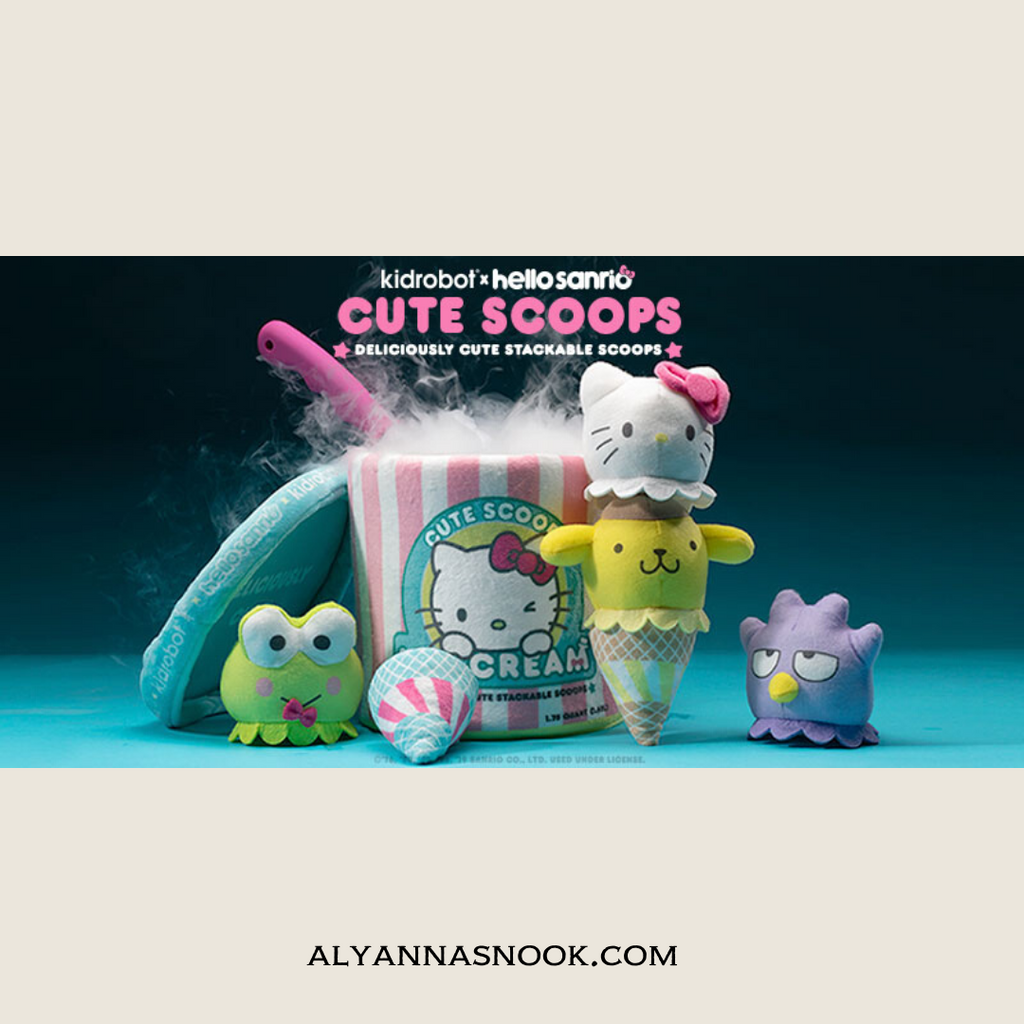 Hello Sanrio Ice Cream Scoops Plush