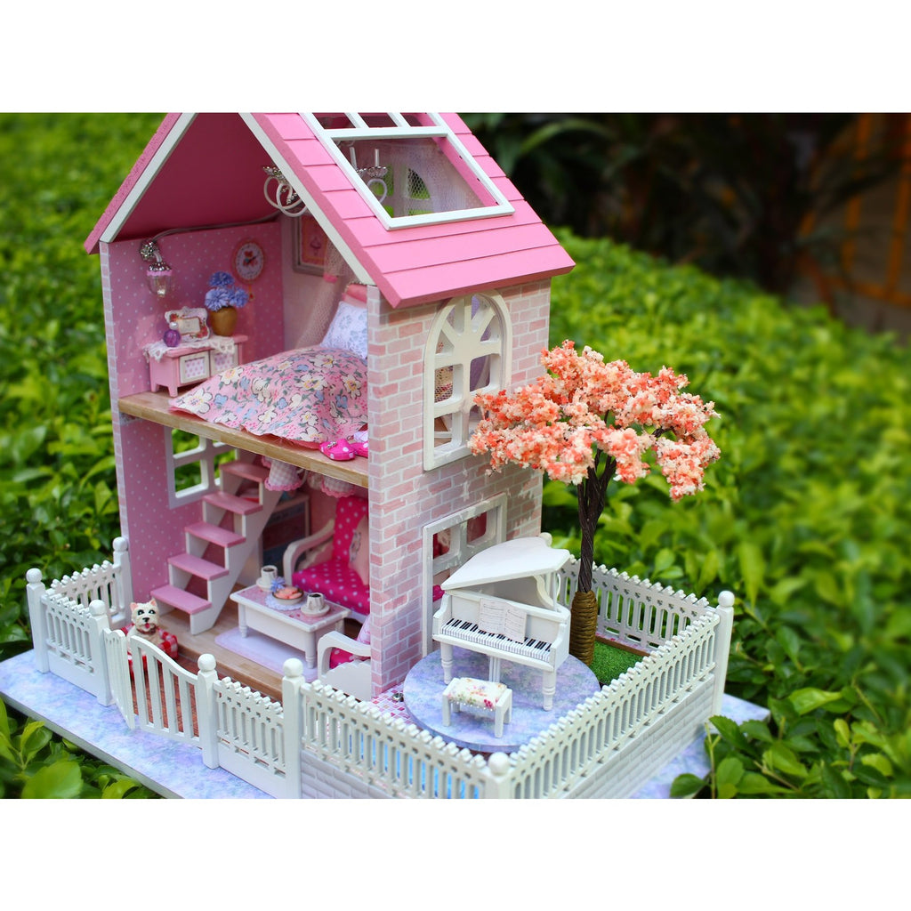 Pink Cherry Blossoms TOTORO Version DIY Large Dollhouse