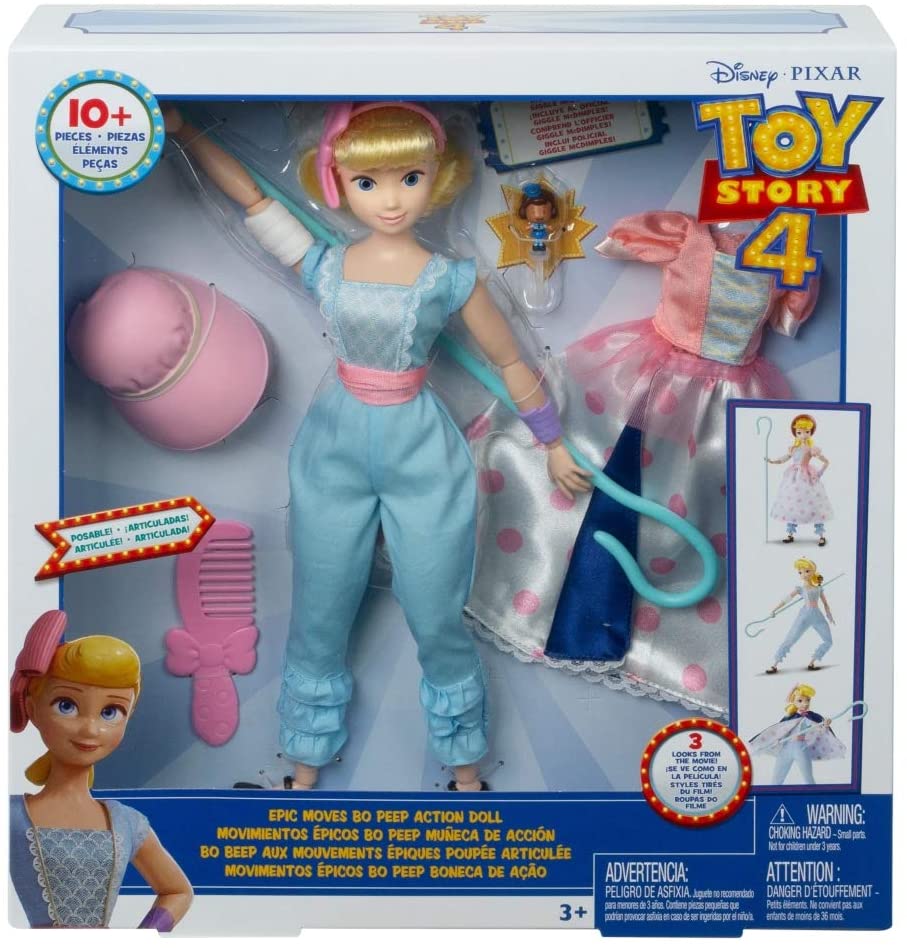 Disney Pixar Toy Story Epic Moves Bo Peep Action Doll - Toy Story 4 - Mattel