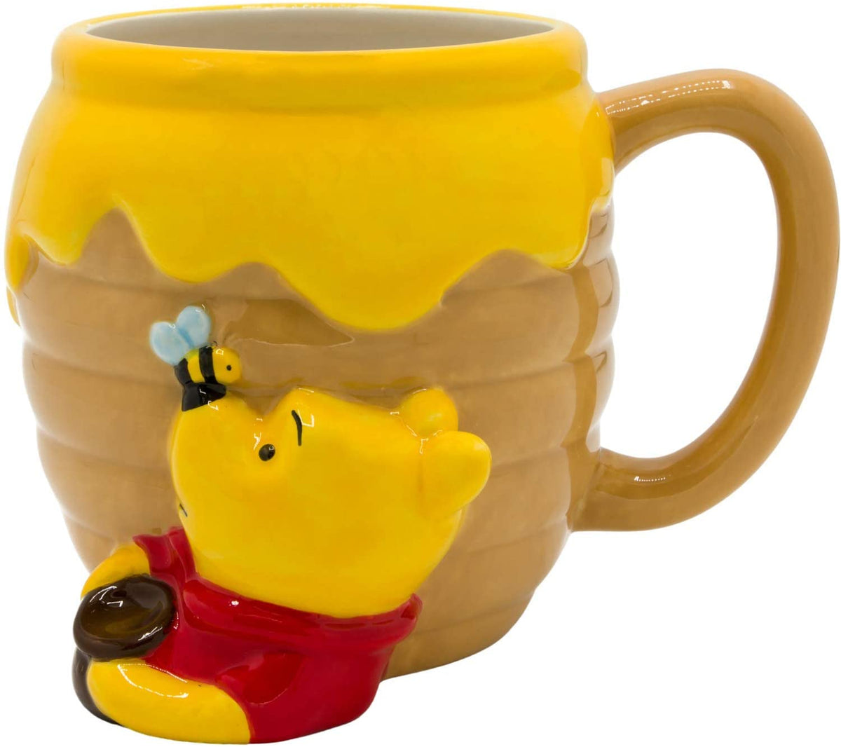 Winnie the Pooh Hunny Pot Ceramic 3D Sculpted Mug