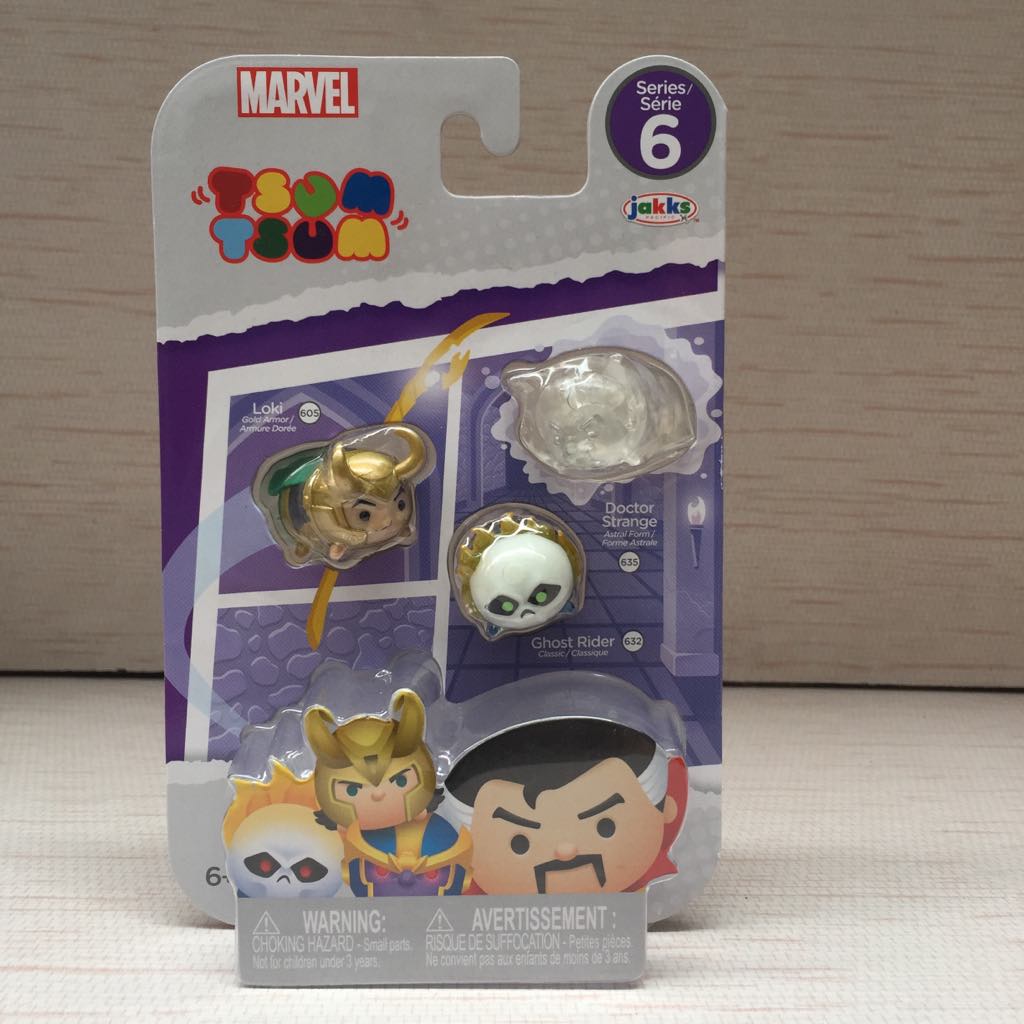 Tsum Tsum 3-Pack Mini-Figures Marvel Series 6