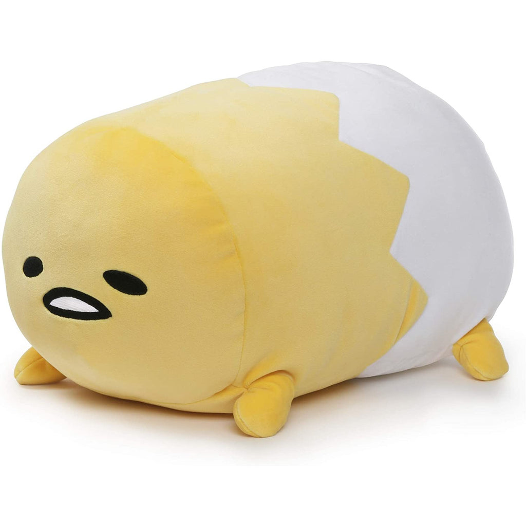 Gudetama Laying Down Egg in Shell 16-Inch Plush