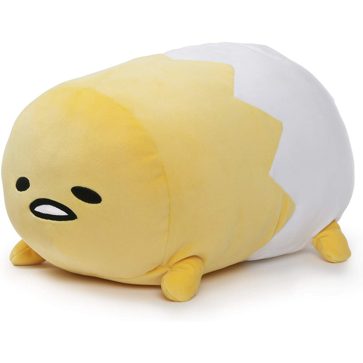 Gudetama Laying Down Egg in Shell 16-Inch Plush
